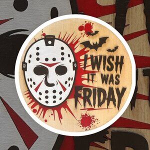 Friday the 13th Door Hanger with Jason